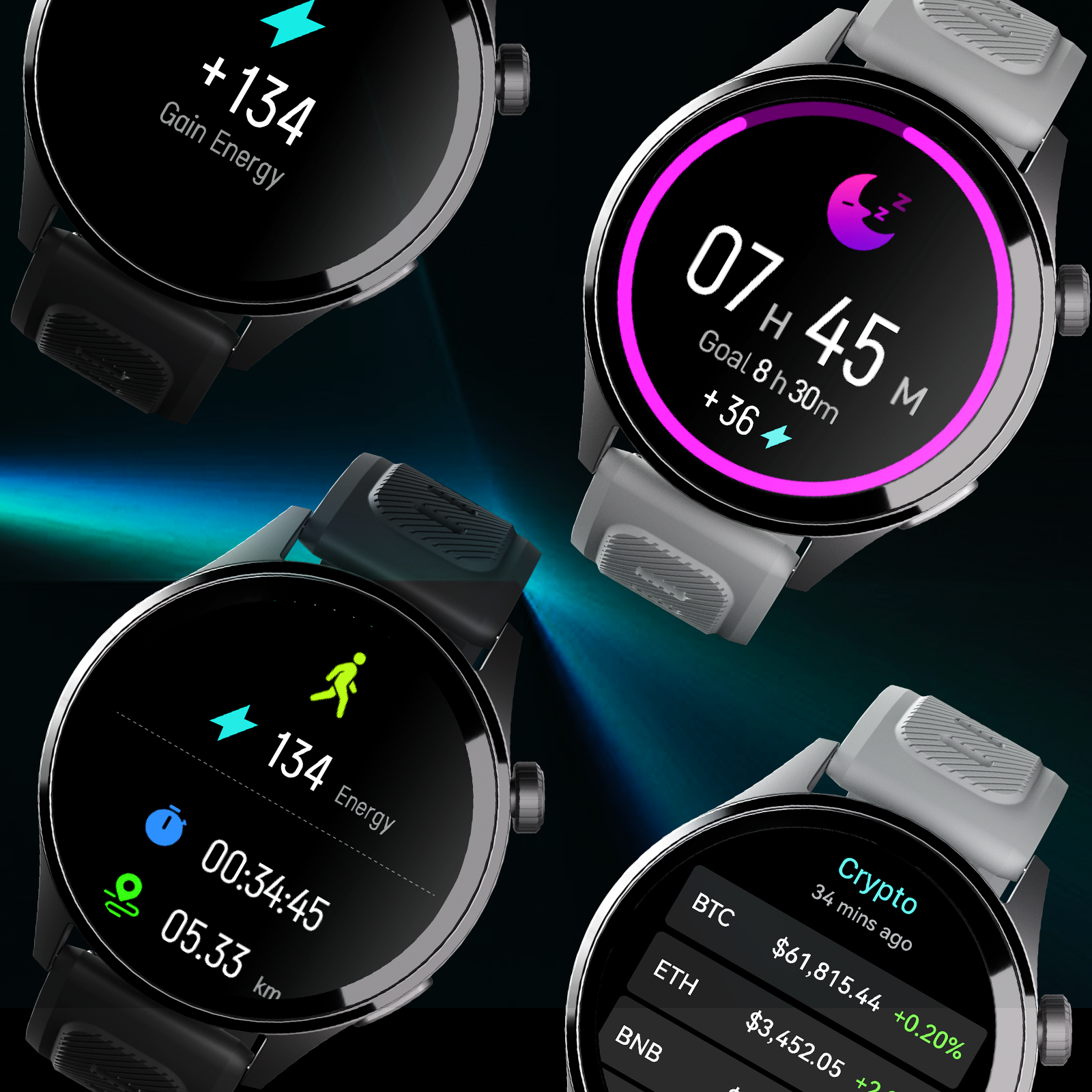WatchX Fusion Smart Sports Watch
